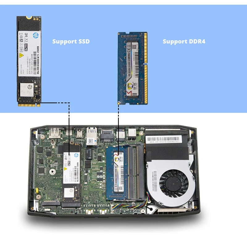 Процессор Intel Core NUC cpu i7-6770HQ Мини ПК Windows 10 4K USB 3,0 HDMI wifi BL Gigabit Ethernet офисный игровой настольный компьютер