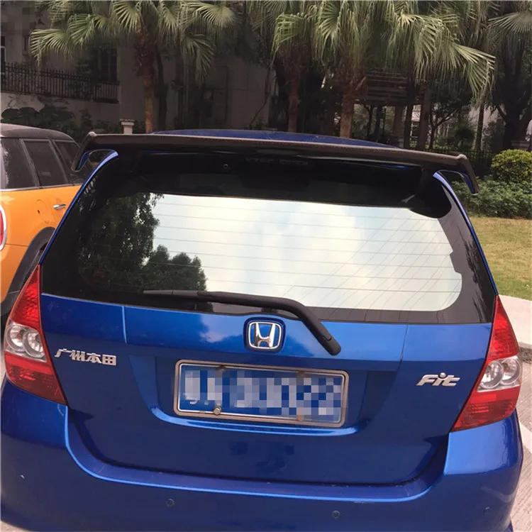 Для HONDA FIT спойлер 2004-2007 Джаз Высокое качество ABS Материал заднее крыло праймер цвет задний спойлер