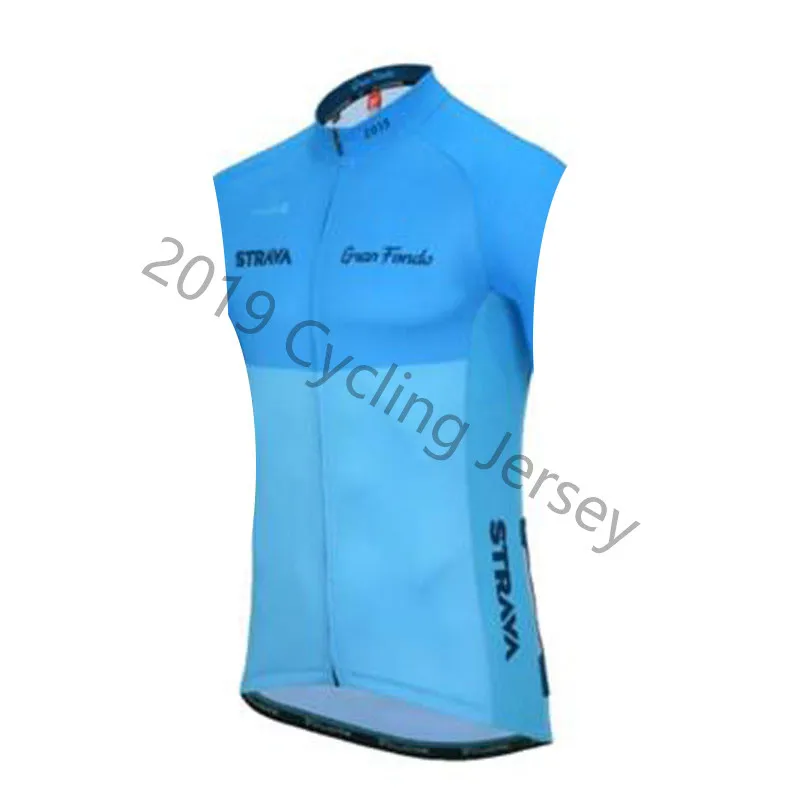 

2019 Strava Cycling Jersey Men's Bike Tops summer Shirts sleeveless Pro Team Top Triathlon cycling clothing Ropa Ciclismo Hombre