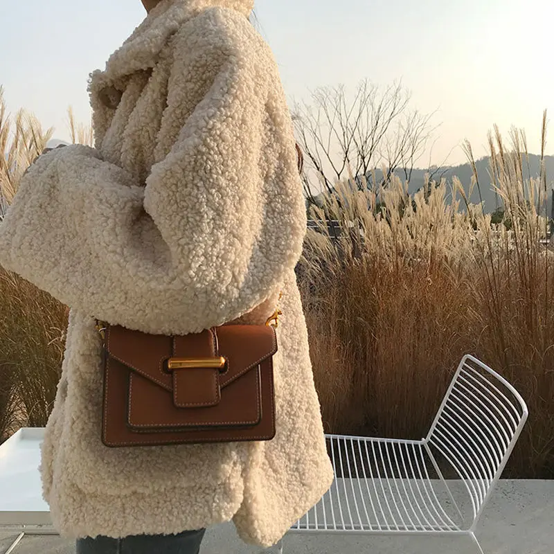 Greatest  VANGULL New Fur Jacket Women Lamb Velvet Coat Autumn Winter Loose Jacket Artificial Lapel Fur Tops 