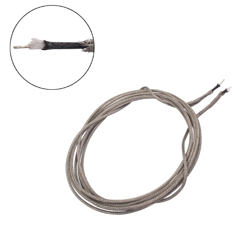 

1x Single Conductor Wire Wax Braided Shield Cloth Guitar Pickup Hookup Wire Cable 22AWG 3m Length KI-5U87