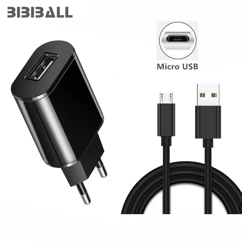 

USB Charger 2A Fast Charging + 1M Micro USB USB for xiaomi redmi 4X note 5 plus note 5a Leagoo M9 Blackview BV6000 Oukitel C8