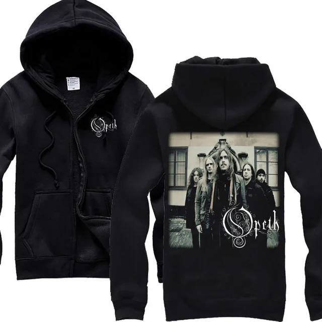 17 стилей Opeth хороший мягкий теплый хлопок на молнии Толстовка брендовая куртка тяжелый металл рок Толстовка Готический стиль sudadera спортивный костюм