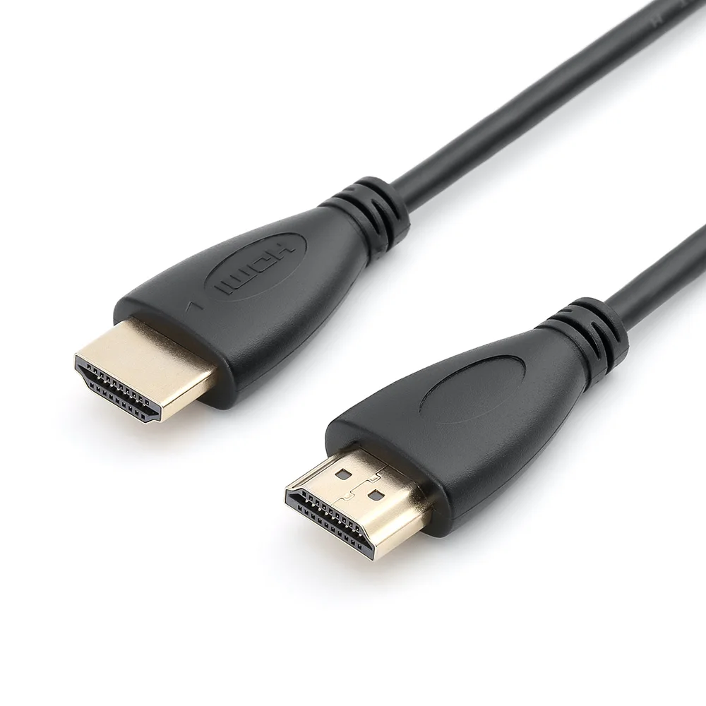 

HDMI Cable 1m 1.5m 2m 3m Male to Male Gold Plated HDMI 1.4V 1080P 3D for PS3 projector HD LCD Apple TV computer cable