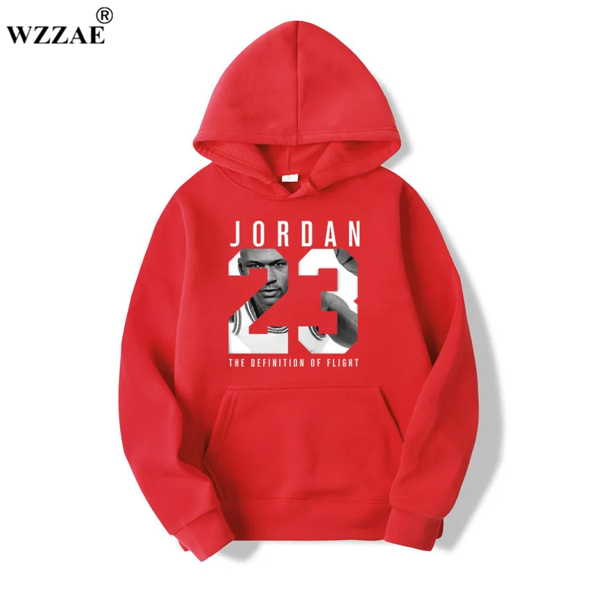  WZZAE 2019 Brand New Fashion JORDA 23 Men Sportswear Print Men Hoodies Pullover Hip Hop Mens tracks