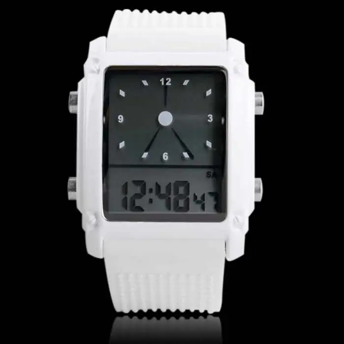 Спортивные Цифровые светодиодный часы с изысканным хронографом, кварцевые наручные часы для женщин и мужчин, часы унисекс, часы с таймером, мужские часы