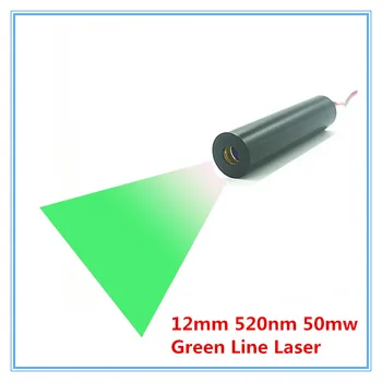 

High End 12mm 520nm 50mW Green Line Laser Module Industrial Grade APC Driver TYLASERS