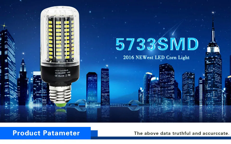 Светодиодный светильник E27 светодиодный s лампы SMD5733 чип AC85V-265V 3 Вт 5 Вт 7 Вт 9 Вт 12 Вт 15 Вт лампада Светодиодный точечный светильник постоянный ток без мерцания