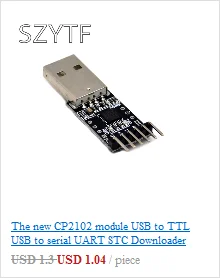 1 шт./лот PL2303 PL2303HX USB для UART ttl кабельный модуль 4 p 4 pin RS232 конвертер