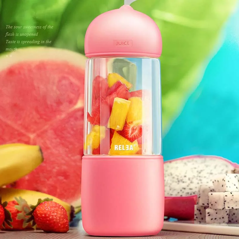 

New Portable Comes With USB Charging Cable Electric Juice Cup Multi-function Mini Juicer Household Juice Cup Free Shipping Sale