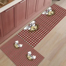 Мультфильм Счастливого Рождества 2 шт коврик на кухню коврики для входного пути аксессуары для ванной набор грязи мусора грязи Trapper Boot