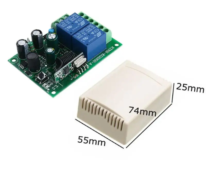 Универсальный 433 МГц AC110V 120V 220V 1 ch RF беспроводной пульт дистанционного управления