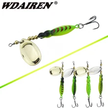 1Pcs 7cm 15g Spinner bait Black Large Mouth Bass Fish Metal Bait Sequin Beard Pike Fishing