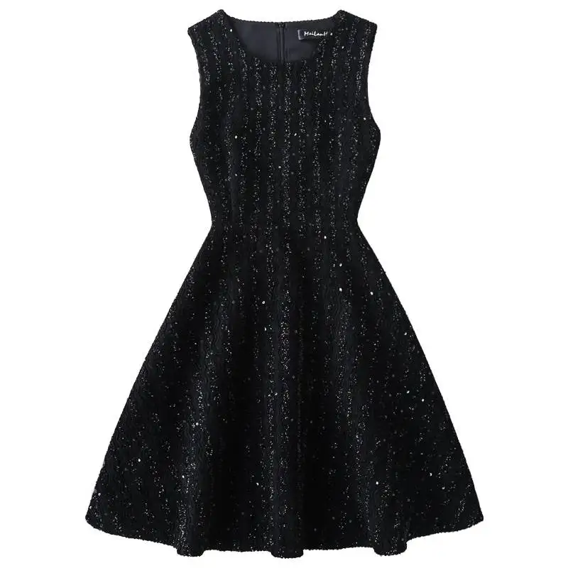 Женское твидовое облегающее платье осенне зимнее маленькое Платье