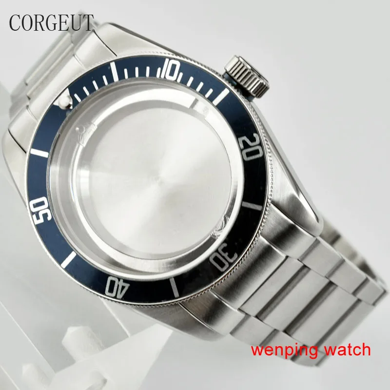41 мм корпус из нержавеющей стали corguet sapphire fit eta 2836 miyota 8215 8205 для часов с