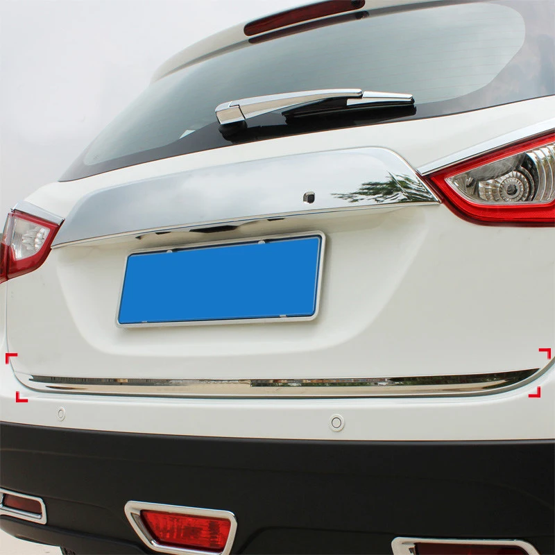 Нержавеющая сталь задний багажник дверь багажника крышкой нижней полосы Отделка 1 шт. для Suzuki SX4 S-Крест 2nd Gen 2014-2018