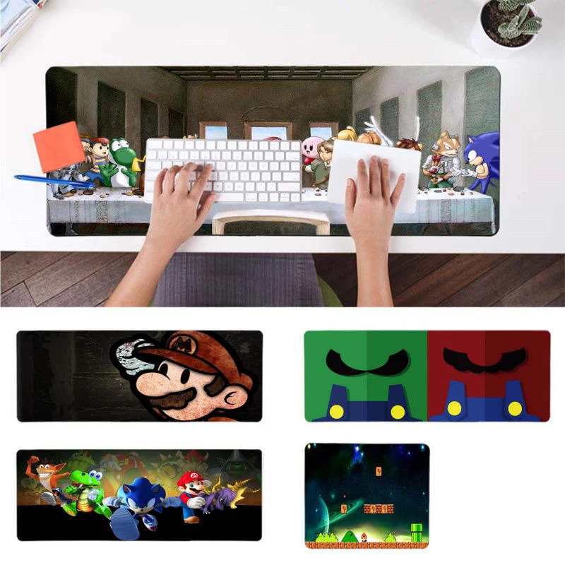 

Top Quality mario Computer Gaming Mousemats Durable Rubber Mouse Mat Pad