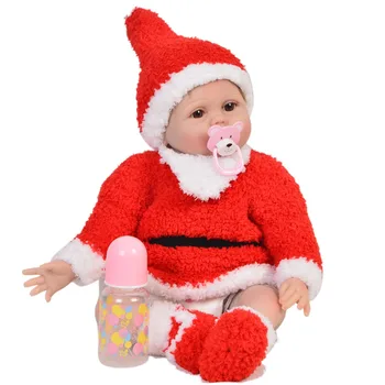 

22inch Hot Sale Reborn Baby Dolls Realistic Christmas cosplay super Dolls Alive Reborns Toddler bebe bonecas collection toys