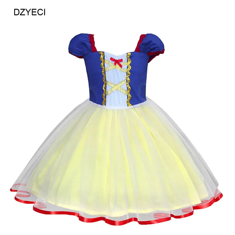 Платье на Хэллоуин для маленьких девочек костюм Белоснежки, принцессы Софии, Белль, детское платье, Детские вечерние платья с бантом, Эксклюзивное Платье Эльзы