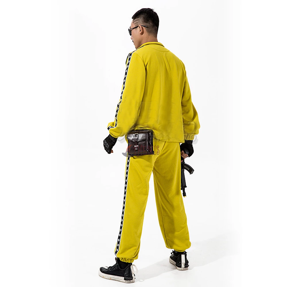 Athemis PUBG Battlegrounds косплей костюм пальто желтый спортивная одежда костюмы куртка высокое качество полный размер
