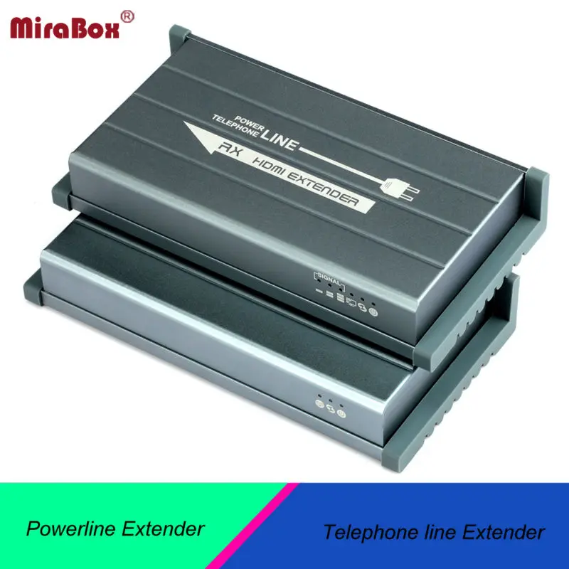 

New Design HDMI Extender Over Power Line Telephone Line Support FULL HD Signal Via Powerline Transmission Max Distance 300M