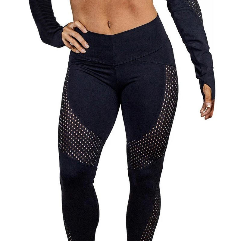 Женские Штаны Для Йоги, быстросохнущие тренировочные брюки, эластичные спортивные Леггинсы для фитнеса, облегающие спортивные штаны для бега