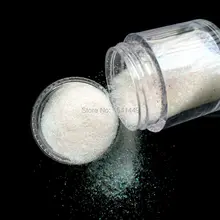 10g/bottle Pure silver Glitter Nail Art Tool UV Powder Dust gem Polish Nail Art Decoration Nail Glitter powder 1#~7#