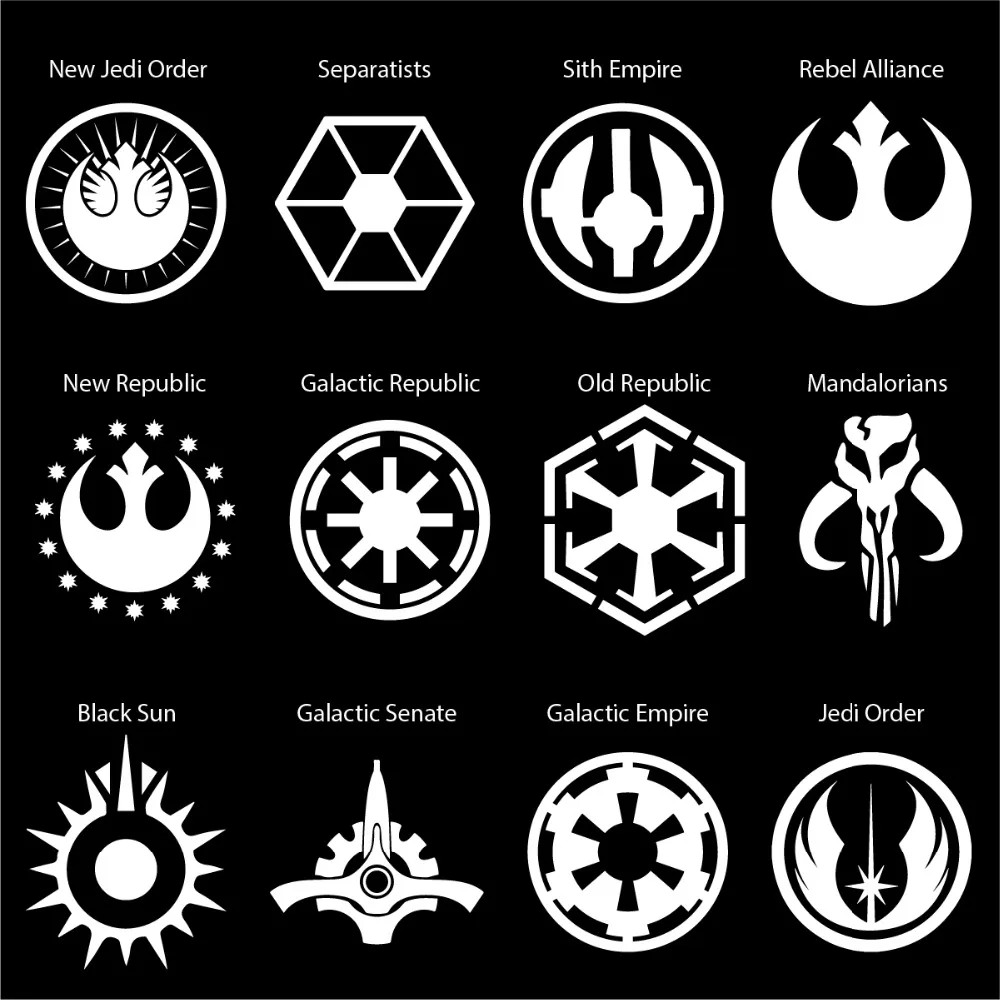 Star Wars Vinyl Car Decals