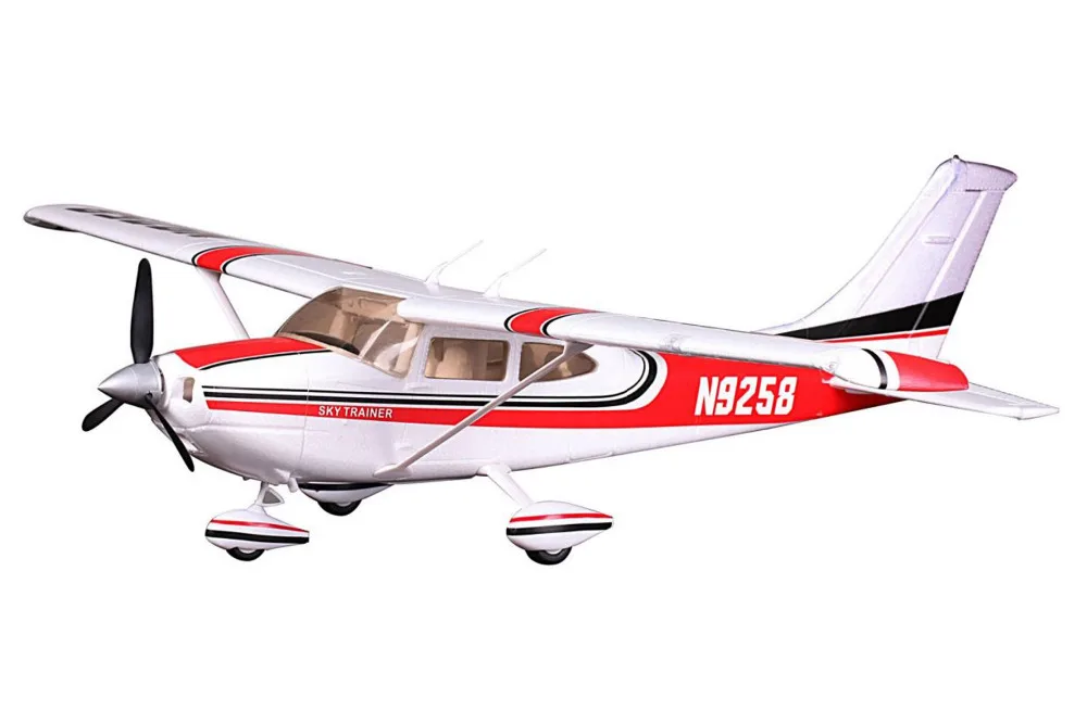 

FMS Model 1400MM / 1.4M Sky Trainer Cessna 182 AT Red 5CH with Flaps LED PNP Scale RC Airplane Model Plane aircraft