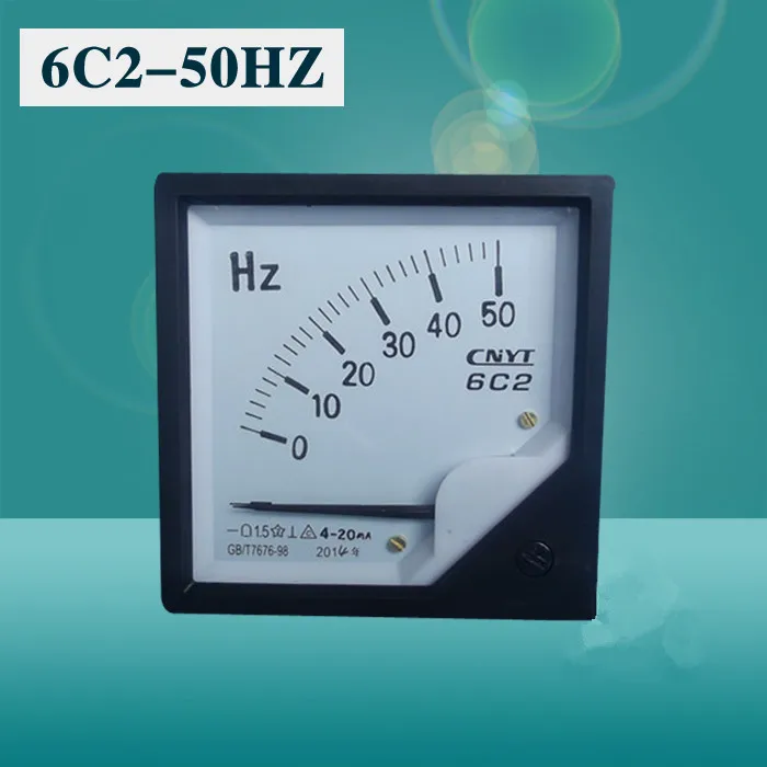 Аналоговый измеритель частоты переменного тока 6L2 HZ 45 55HZ 55 65HZ 100HZ|Измерители