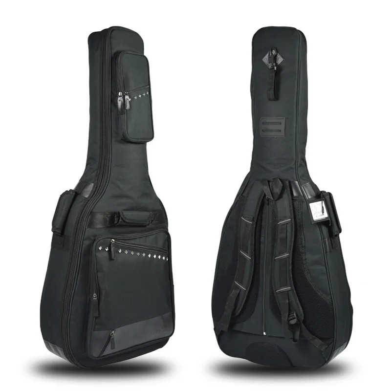 Premium waterproof stereoscopic fabric 41inch acoustic guitar bag 38
