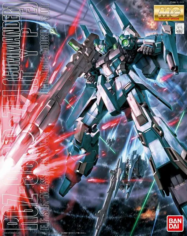 

Free shipping Bandai MG 1/100 RGZ-95C ReZEL Commander Type