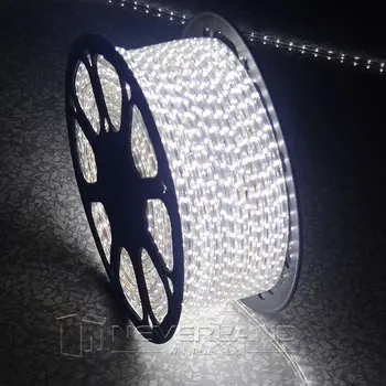 

Cool White Waterproof 220V IP67 5-100M 60 LEDs/ meter Bright Flexible 5050 SMD LED Outdoor Garden Home Strip Rope Light
