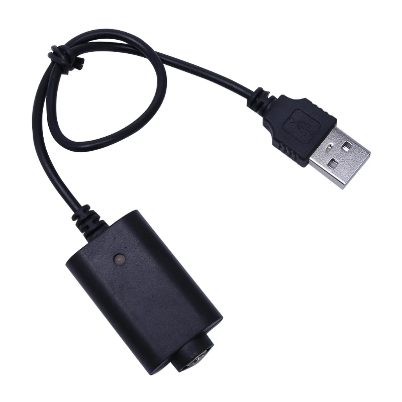 

OOTDTY New Black USB Charger Cable For 510 Thread Ego-K Ego-T E-Shisha Pen Electronic Cigarette
