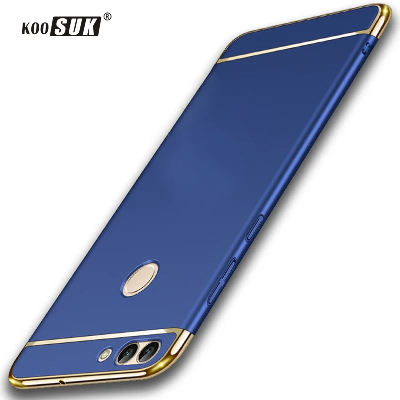 Huawei P Smart Case For Enjoy 7S Back Cover Slim Luxury PC Hard Protect Original Mobile Phone Shell 5.65 inch Coque | Мобильные