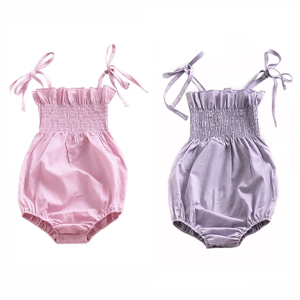 Buy 2018 Summer Baby Girls Clothes Baby Romper toddler girl ruffle romper