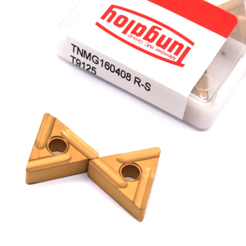 10PCS TNMG160408 TM R S T9125 High Quality carbide outer External turning tool TNMG 160408 CNC lathe tool free shipping