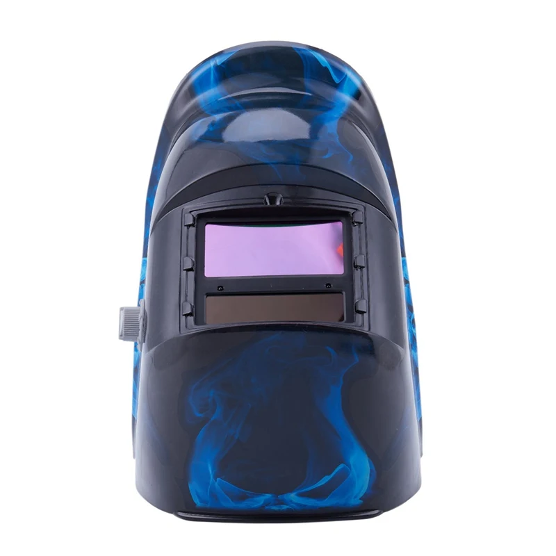 Неясная-переменная Синий кран Сварочная маска с автоматическим затемнением ЖК-фильтр для дуговой TIG MIG сварщик