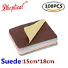100Pcs Len Cloth Suede Material Mix 15CM*18CM  Color By Dhoptical 1