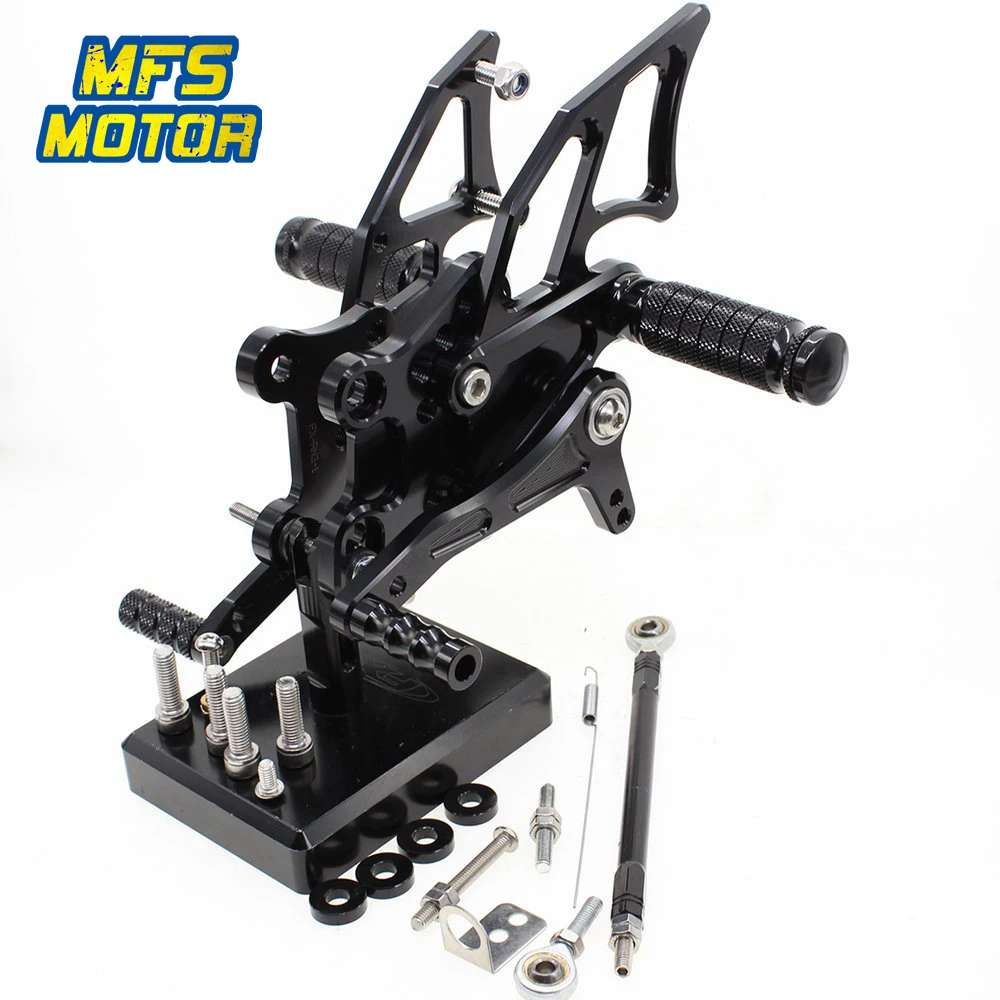 

CNC Adjustable Rearset For Yamaha YZF R25/R3 2014-2017 MT-25 2015-2017 Foot Rest Foot Pegs Foot Rests
