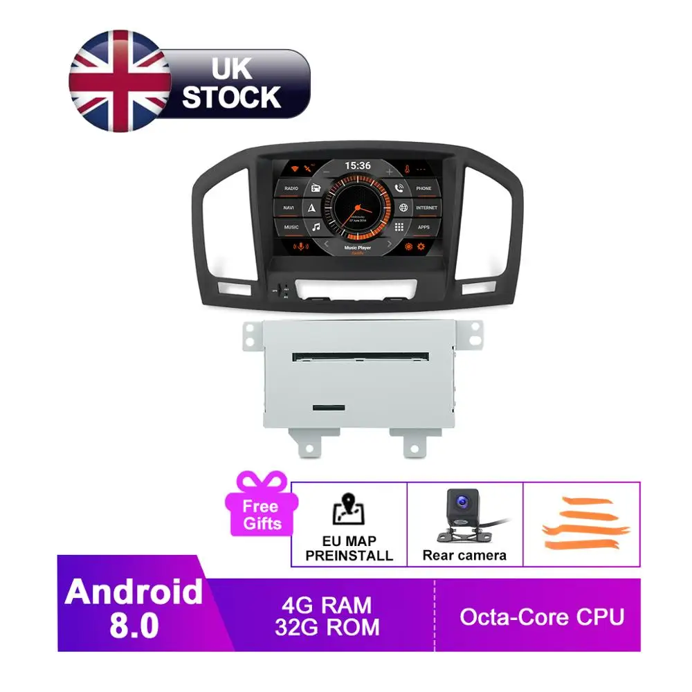 " ips Автомобильный DVD Android 8,0 для Opel Vauxhall Insignia CD300 CD400 2009 2010 2011 2012 Авто радио gps Навигация резервная камера