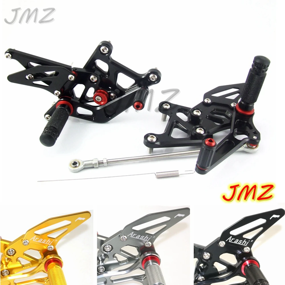 CNC регулируемый задний Набор Rearsets для HONDA CBR250R 2011-& CBR300R-& CB300F- подставка для ног