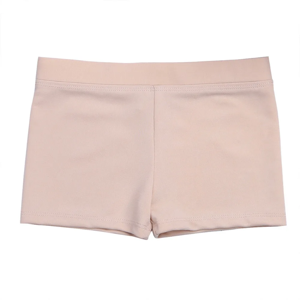 Hot Children's Clothes Boy-cut Skinny Low Rise Activewear Girls Dancing Class Shorts Sports Active Workout Cut Gymnastic Shorts