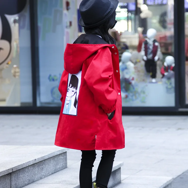 Jackets For Girl Hooded Thin Autumn Jacket Children Windbreaker For Girls 12 Years Spring Autumn Girls Jacket Children 5