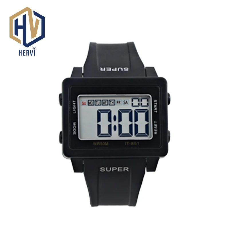 

2018 Dropshipping Top Brand Military Digital Sport Men Watch Backlight Automatic Electronic Watch Clock Masculino Relogio H851-E
