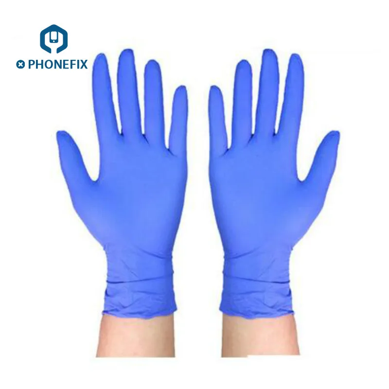 

PHONEFIX Disposable Anti Static Gloves ESD Safe Gloves Finger Protection Wear Resistance For Phone Circuit Boards Repair