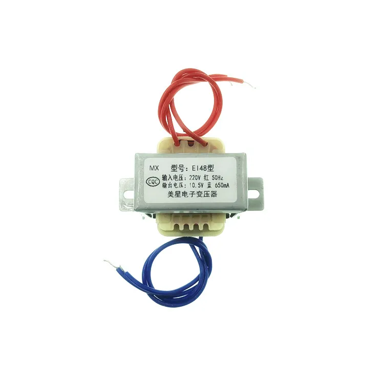 Трансформатор питания EI48 220 V до 10,5 V 600mA 650mA 0.55A общий аудио трансформатор