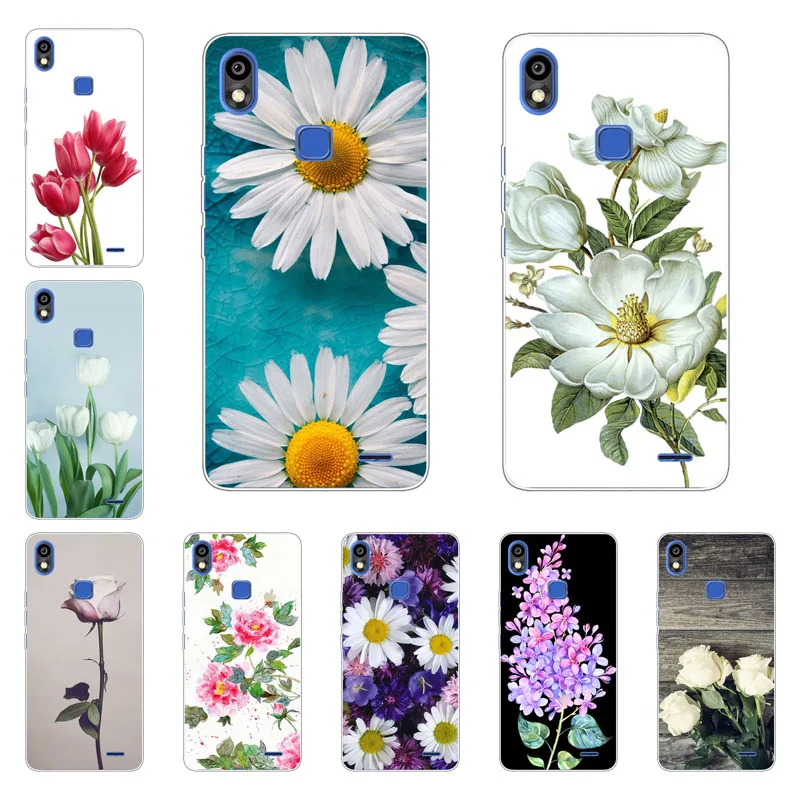 

Infinix Smart 2 HD X609 Case,Silicon chrysanthemum Painting Soft TPU Back Cover for Smart 2 HD X609 Phone protect Bags shell
