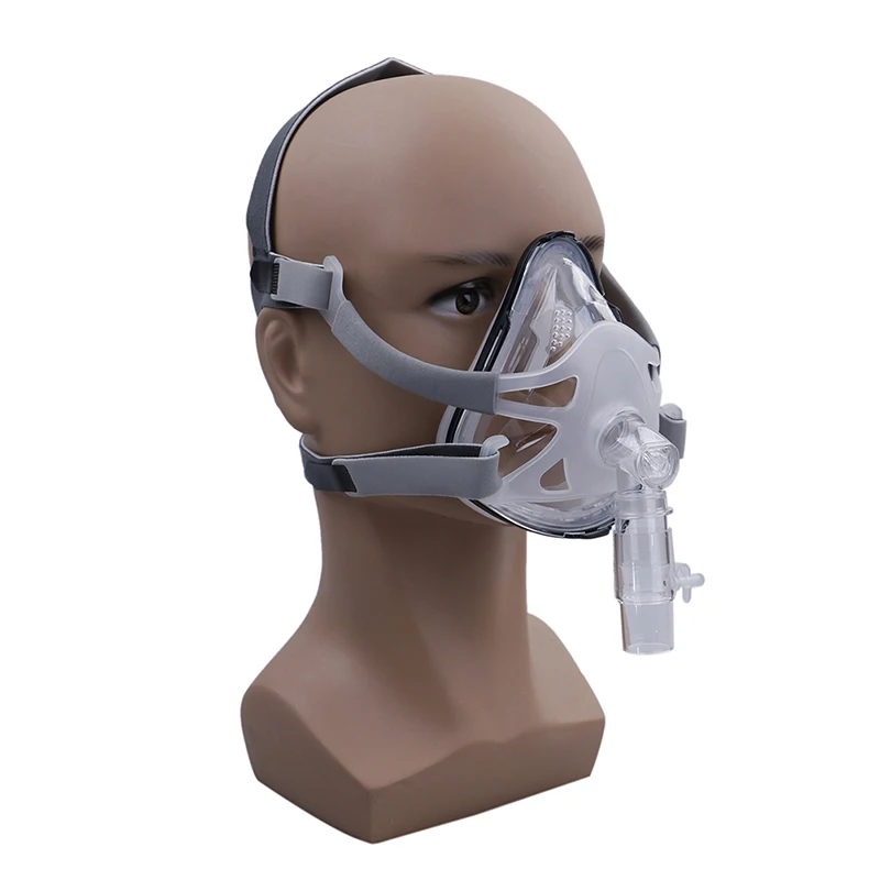 

Size S M L 1 Set Full Face Mask For CPAP Respirator Snoring Therapy Interface With Free Headgear