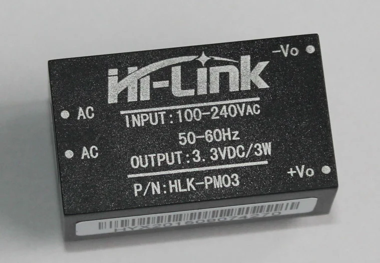 Q17332-5 Hi-link HLK-PM03 AC-DC 220 В до 3,3 В понижающий изолированный модуль питания Интеллектуальный бытовой выключатель конвертер